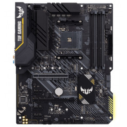 Материнская плата ASUS TUF GAMING B450-PLUS II, сокет AM4, AMD B450, 4xDDR4-4400, графика APU AMD, HDMI, DP, 2xPCIe X16, 6xSATA3, RAID, 2xM.2, 3xPCIeX1, ALC S1200A HDA, GbE LAN, 2xUSB3.2 Gen2 (Type A+C), 6xUSB3.2, Aura Sync RGB, TUF comp, ATX